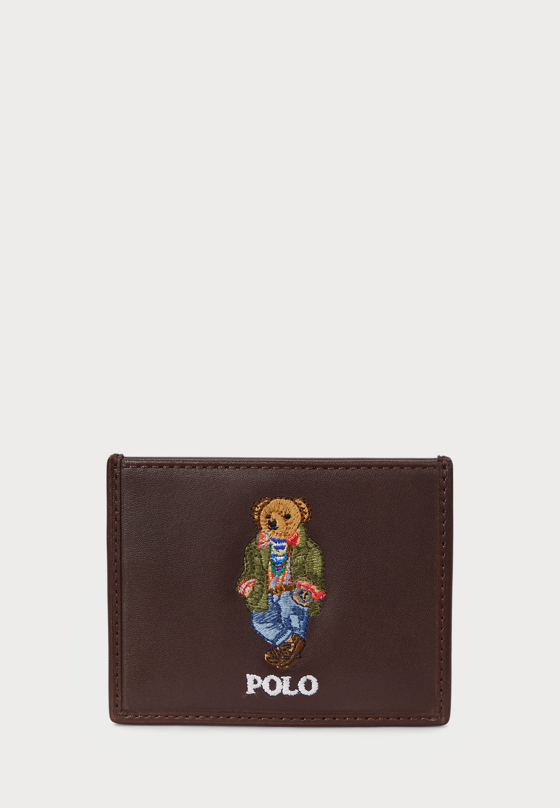 Polo Ralph Lauren POLO BEAR LEATHER CARD CASE UNISEX Monedero