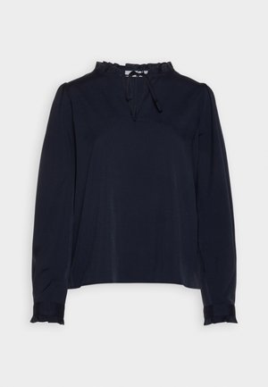 VILA VILOUIS TIE - Bluse - navy blazer