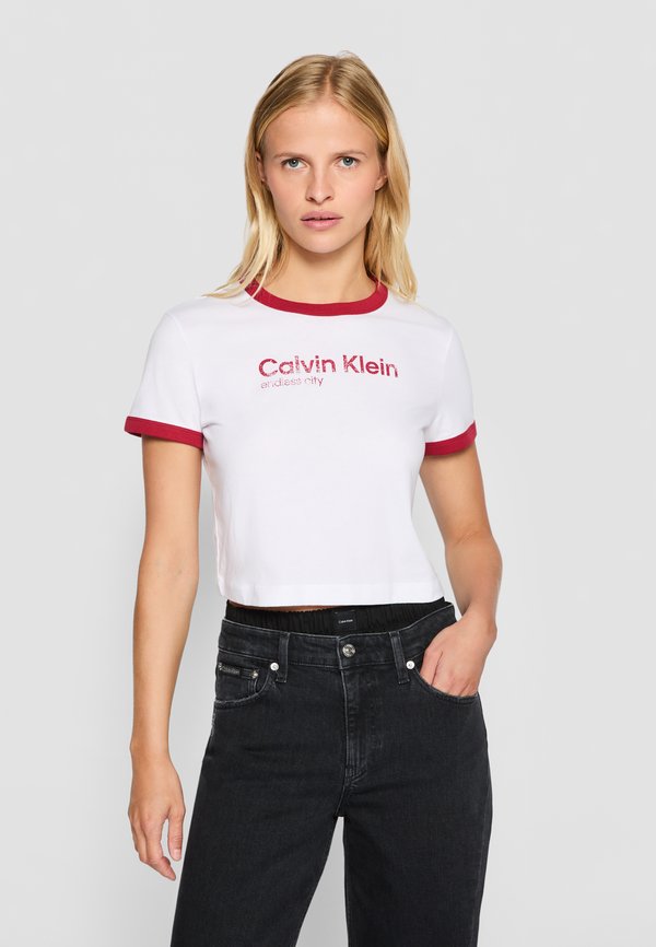 EXCLUSIVE ENDLESS CITY GRAPHIC BABY TEE - Print T-shirt4