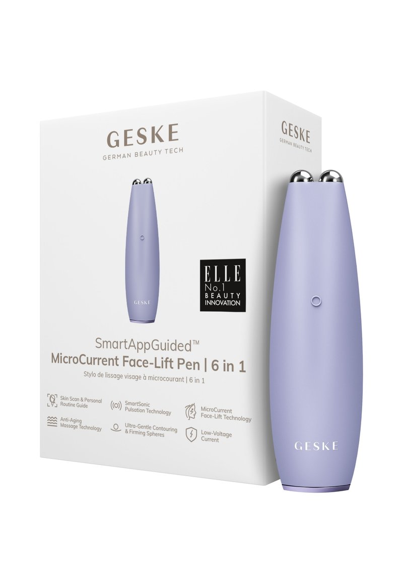 GESKE - MICROCURRENT FACE-LIFT PEN | 6 IN 1 - Ansiktsvård - tillbehör - purple, Förstora