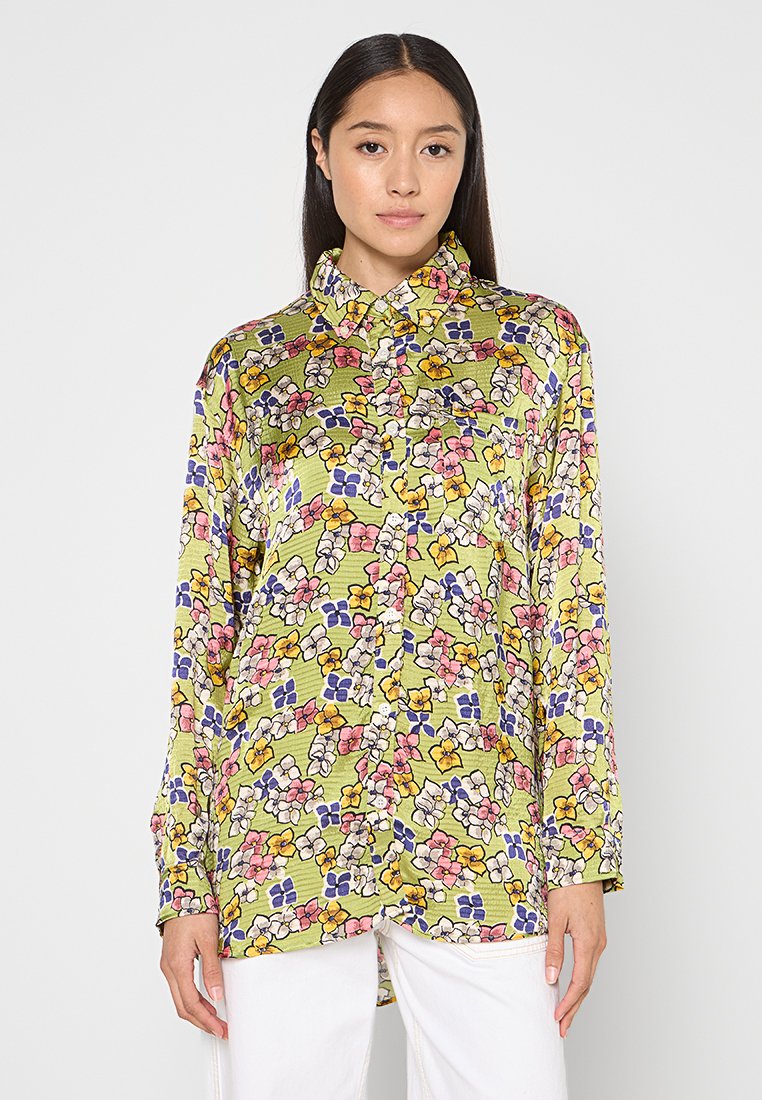 American vintage Overhemdblouse meerkleurig American vintage Overhemdblouse meerkleurig