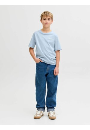 JJ Rebel, T-SHIRT TEXT T-SHIRT - T-shirt con stampa - cashmere blue