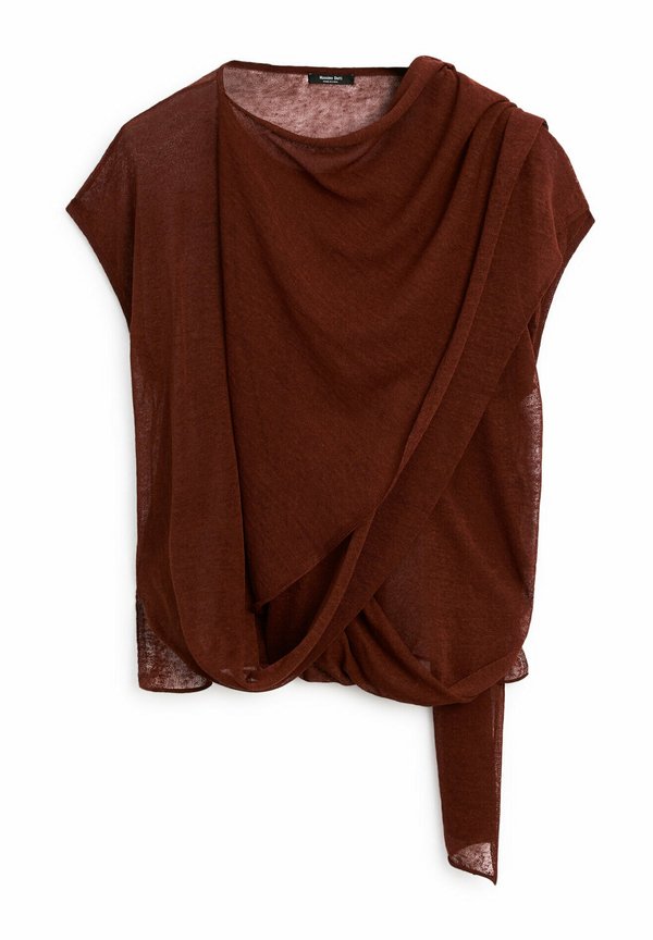 FLOWING - Blouse - bordeaux2