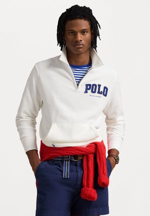 THE RL LOGO COLLARED SWEATSHIRT - Sweatshirt - white