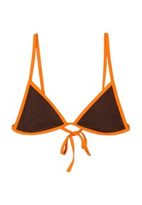 CONTRAST - Bikini-Top - dark brown