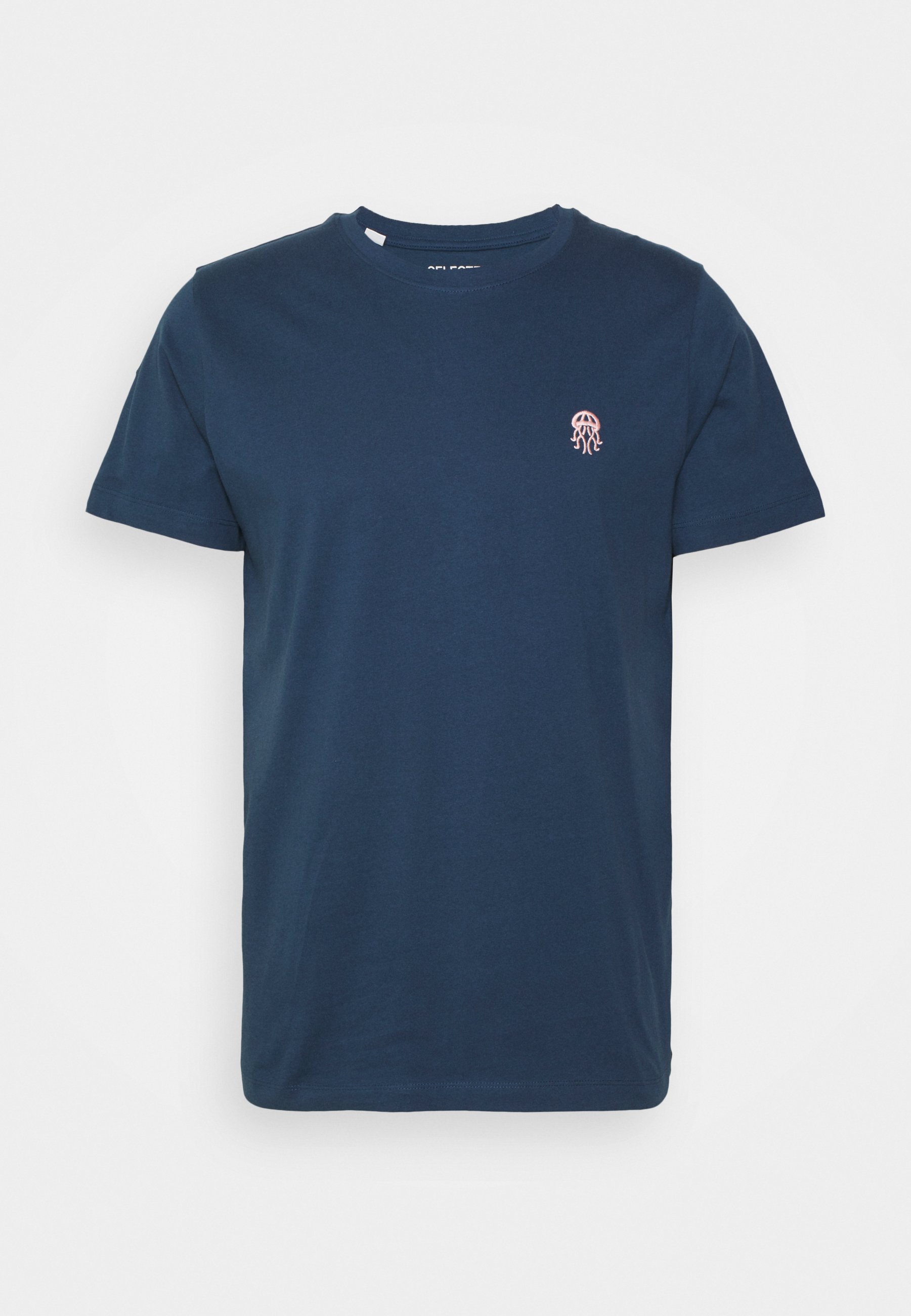 Selected Homme WILDER NECK TEE CAMP Basic T-shirt insignia