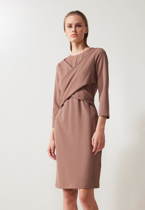 Shift dress - taupe