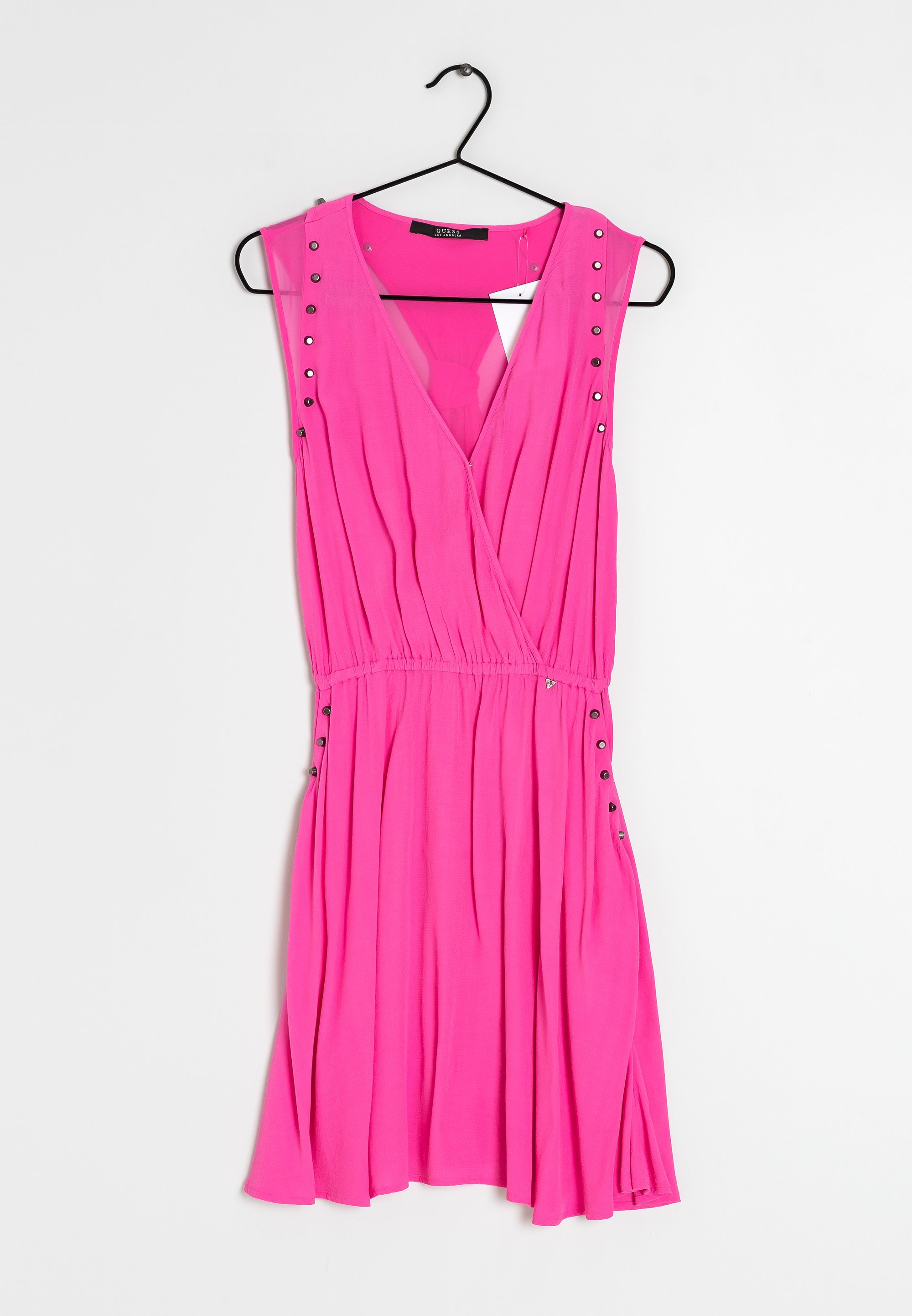 cutout dress pink Embellished Cut Out Mini Dress in Fuschia - 4
