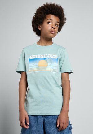 Quiksilver SUN FADED UNISEX - Camiseta estampada - aquifer