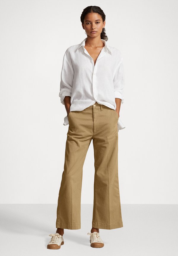 CHINO WIDE LEG TROUSER - Trousers - montana khaki2