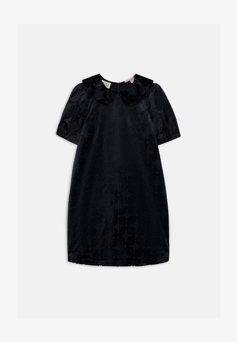 Scotch & Soda BROIDERIE ANGLAISE DRESS - Vestido de cóctel - midnight