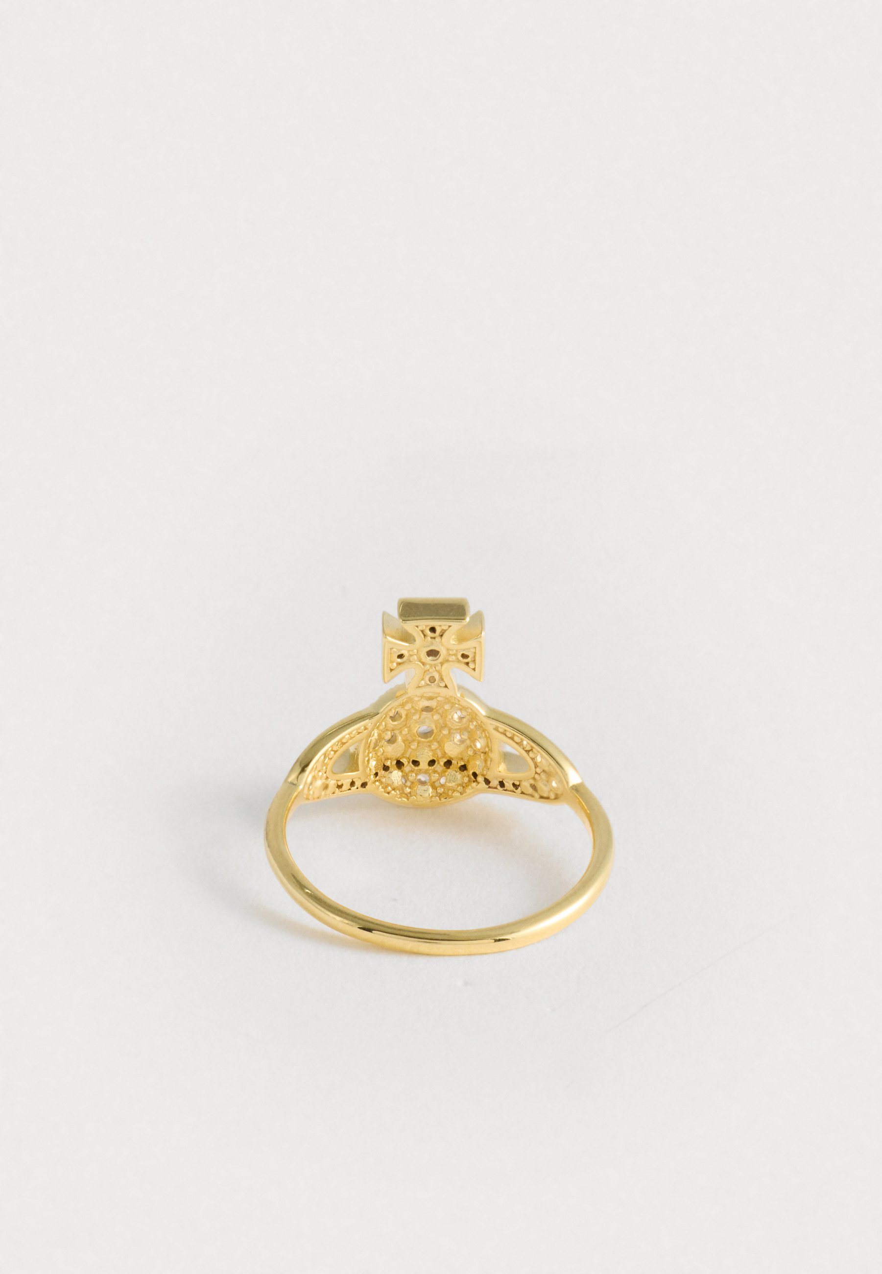 Vivienne Westwood Jacinda Orb Ring xsサイズ Vivienne Westwood LITTLE ORB RING - Anillo - gold-coloured/white