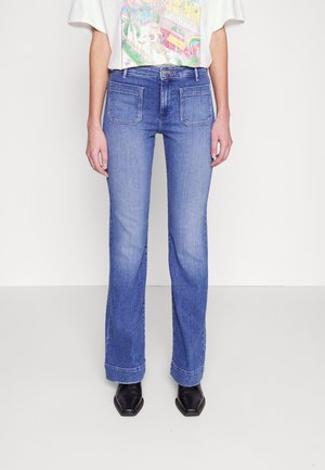 FLARE - Flared Jeans - blue denim