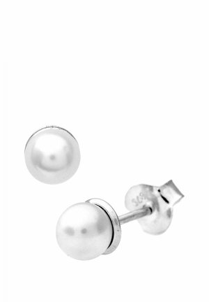 PEARL STUD - Øreringe - white gold-coloured