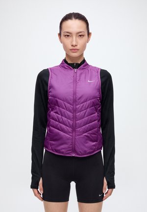 Nike Performance, TEMPO VEST - Елек - bold berry/reflective silver-coloured