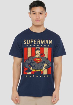 Cotton Soul, DC RETRO LIBERTY - Print T-shirt - dark blue