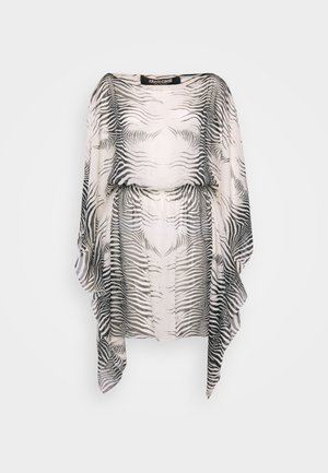 Roberto Cavalli KAFTAN - Accessoire de plage - bianco/nero