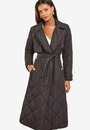 SHOWER RESISTANT PADDED QUILTED - REGULAR FIT - Vinterkappa /-rock - black