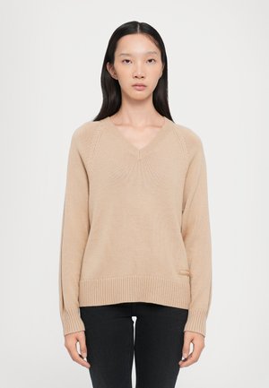PULLOVER - Jersey de punto - sound sand