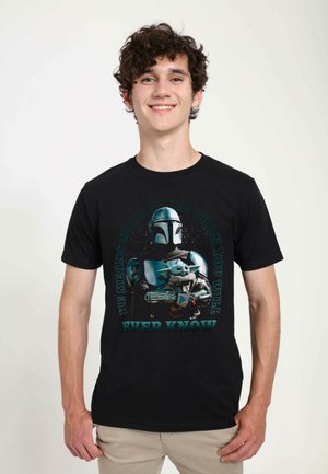 STAR WARS: THE MANDALORIAN MEANINGFUL UNISEX - T-shirts print - black