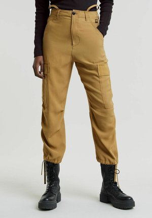 CROPPED DRAWCORD - Pantaloni cargo - dk fall