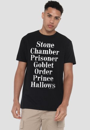 Cotton Soul, HARRY POTTER TITLES - Print T-shirt - black