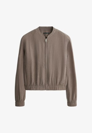OYSHO, Blouson Bomber - dark mink