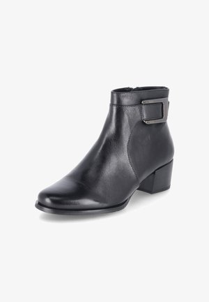 Kaerlek, KAERLEK JOLENE DAMEN ANKLE BOOTS GLATTLEDER - Boots à talons - black