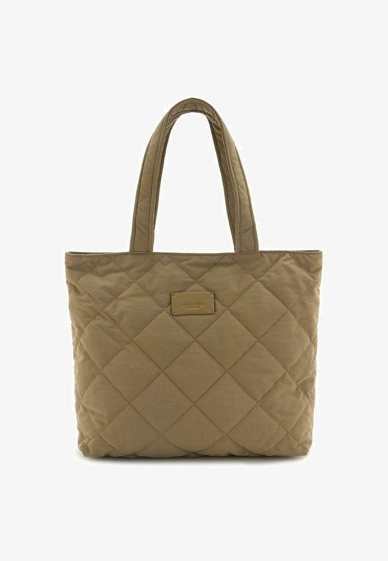 Seidenfelt HETTA SHOPPER - Shopping bag - greige khaki