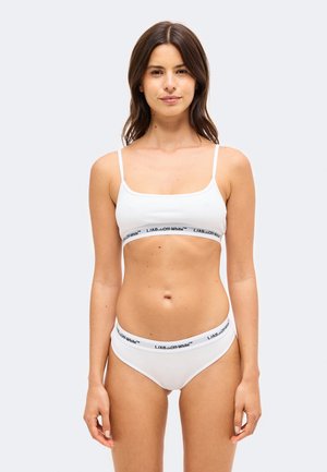 L/AB c/o Off-White, HORIZONTAL WAISTBAND THIN STRAP SCOOP BRA - Бюстие - white