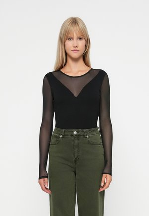 ONLBECKI MIX BODY - Top dugih rukava - black