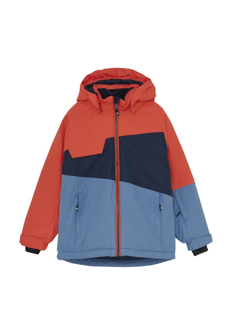 Color Kids BLOCK - Skijacke - tangerine tango