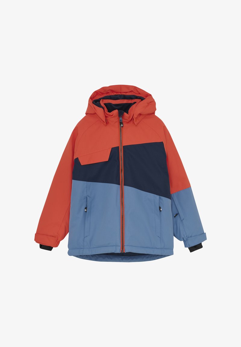 Color Kids BLOCK - Skijacke - tangerine tango