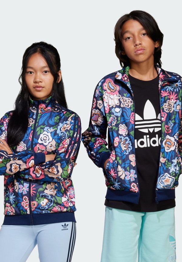 LIBERTY LONDON FIREBIRD KIDS - Zip-up sweatshirt - night indigo multicolor