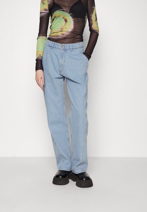 Henrik Vibskov PANTS - Džíny Straight Fit - light indigo denim