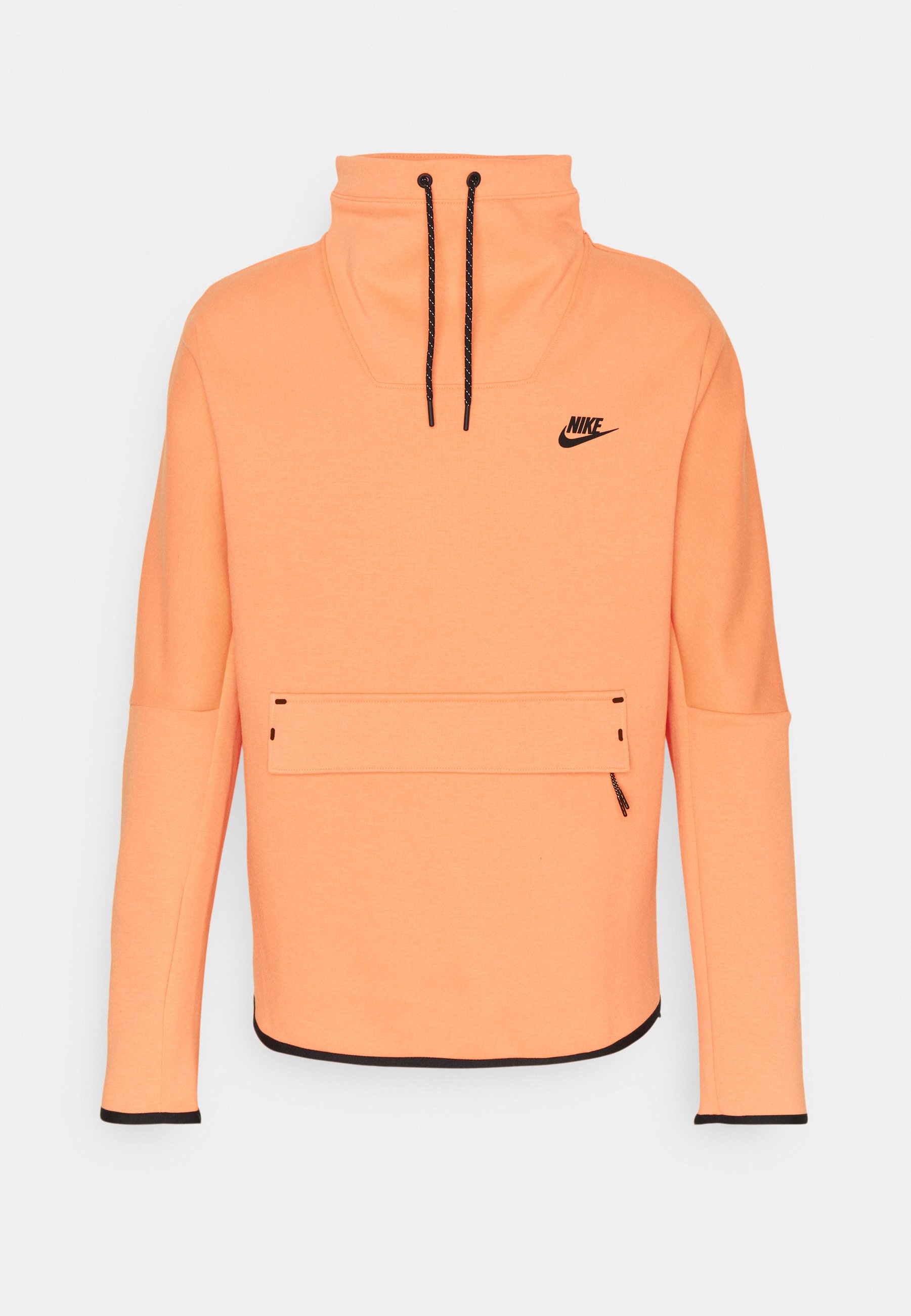 orange nike fleece hoodie