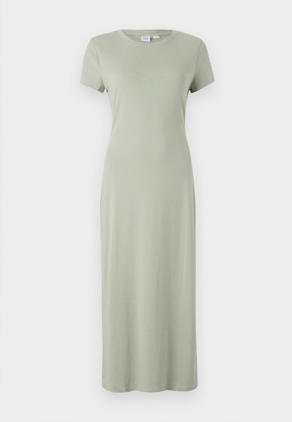 BACK CUTOUT MIDI DRESS - Jersey dress - desert sage3