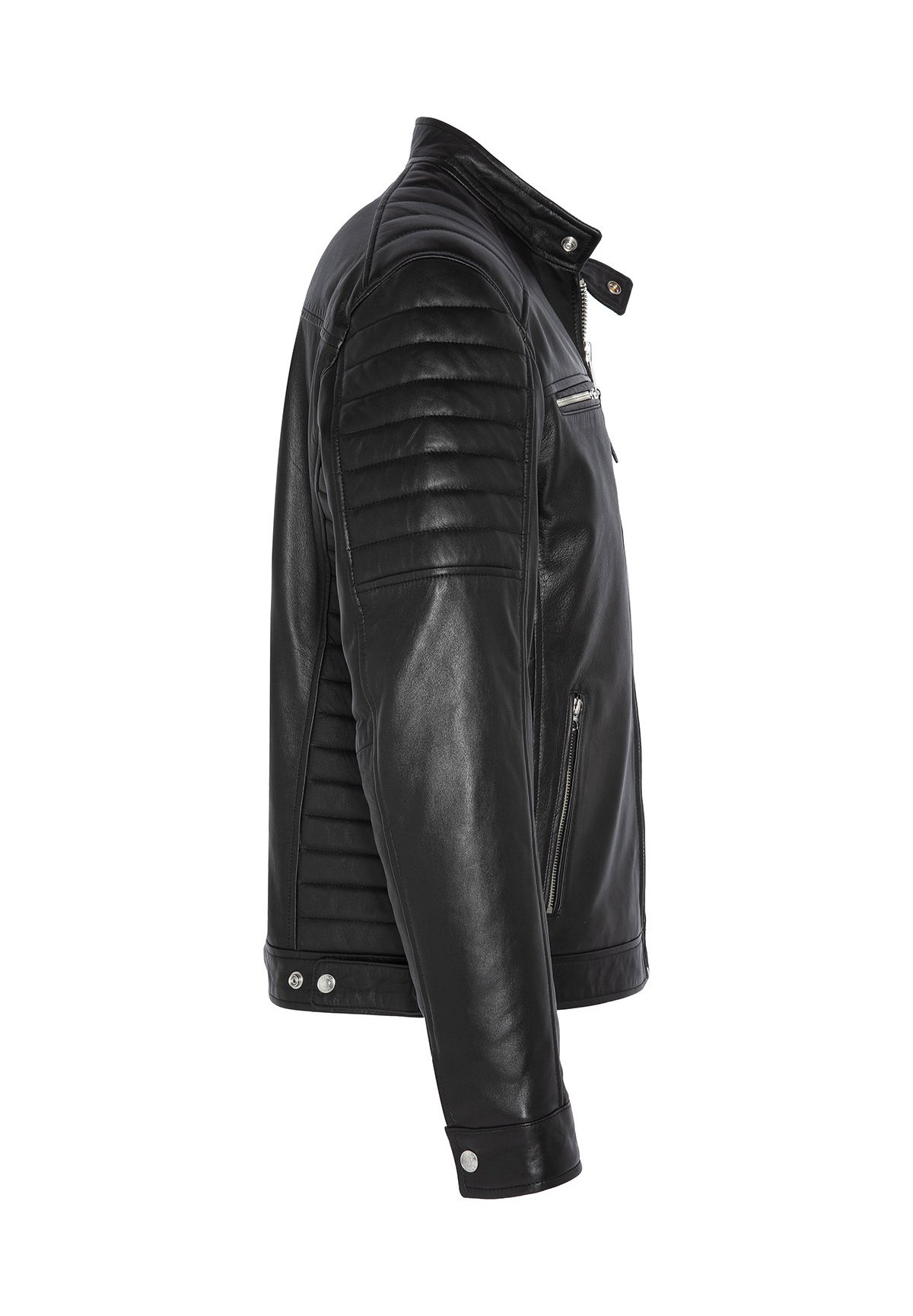 Schott MOTARD - Leather jacket - noir/black - Zalando.co.uk