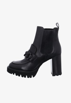 MONTE STIEF - High heeled ankle boots - schwarz mittel