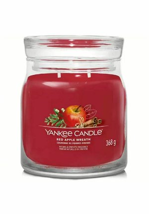 YANKEE CANDLE SIGNATURE MEDIUM JAR RED APPLE WREATH 368G - Doftljus - red
