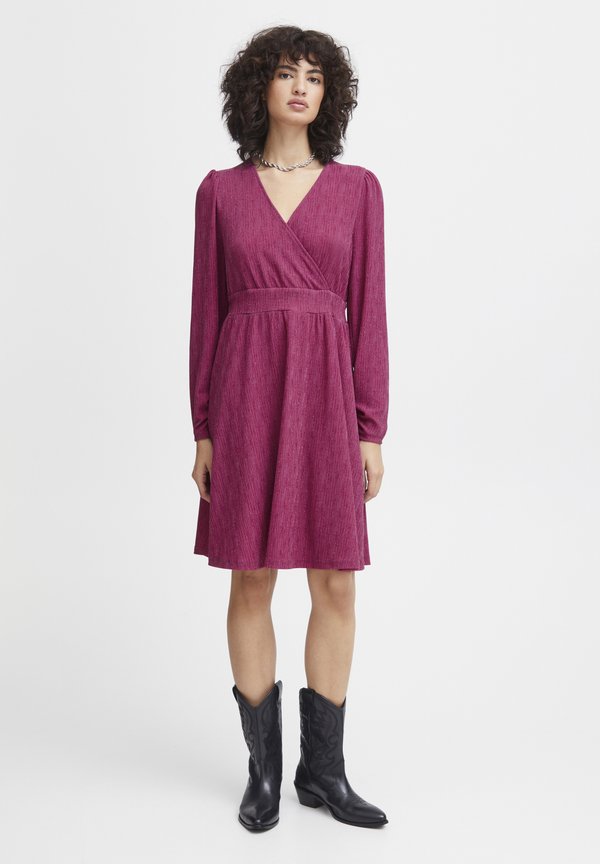 IHNelly - Jersey dress - festival fuchsia2