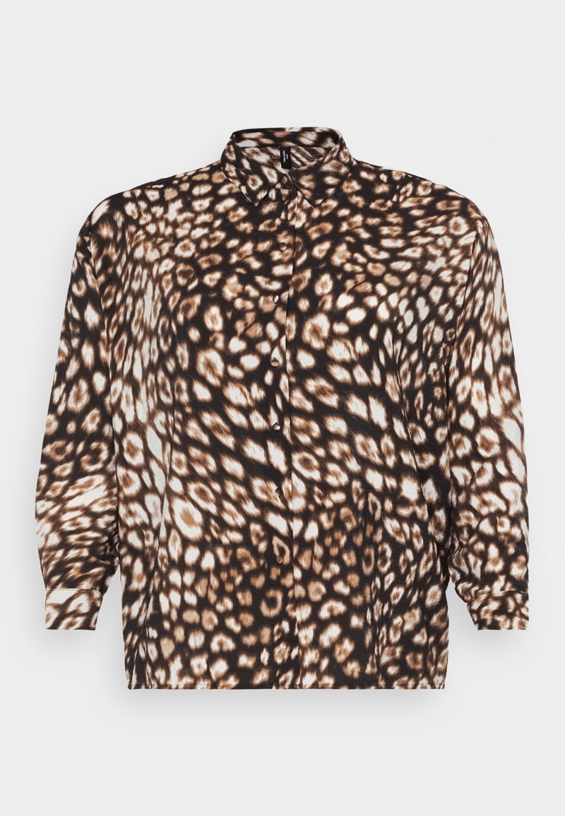 Vero Moda Curve Overhemdblouse zwart Vero Moda Curve Overhemdblouse zwart