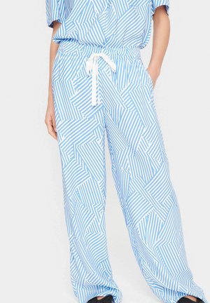 ELYSESZ - Stoffhose - milky b. braided stripes