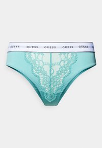 Unselected, turquoise salt water