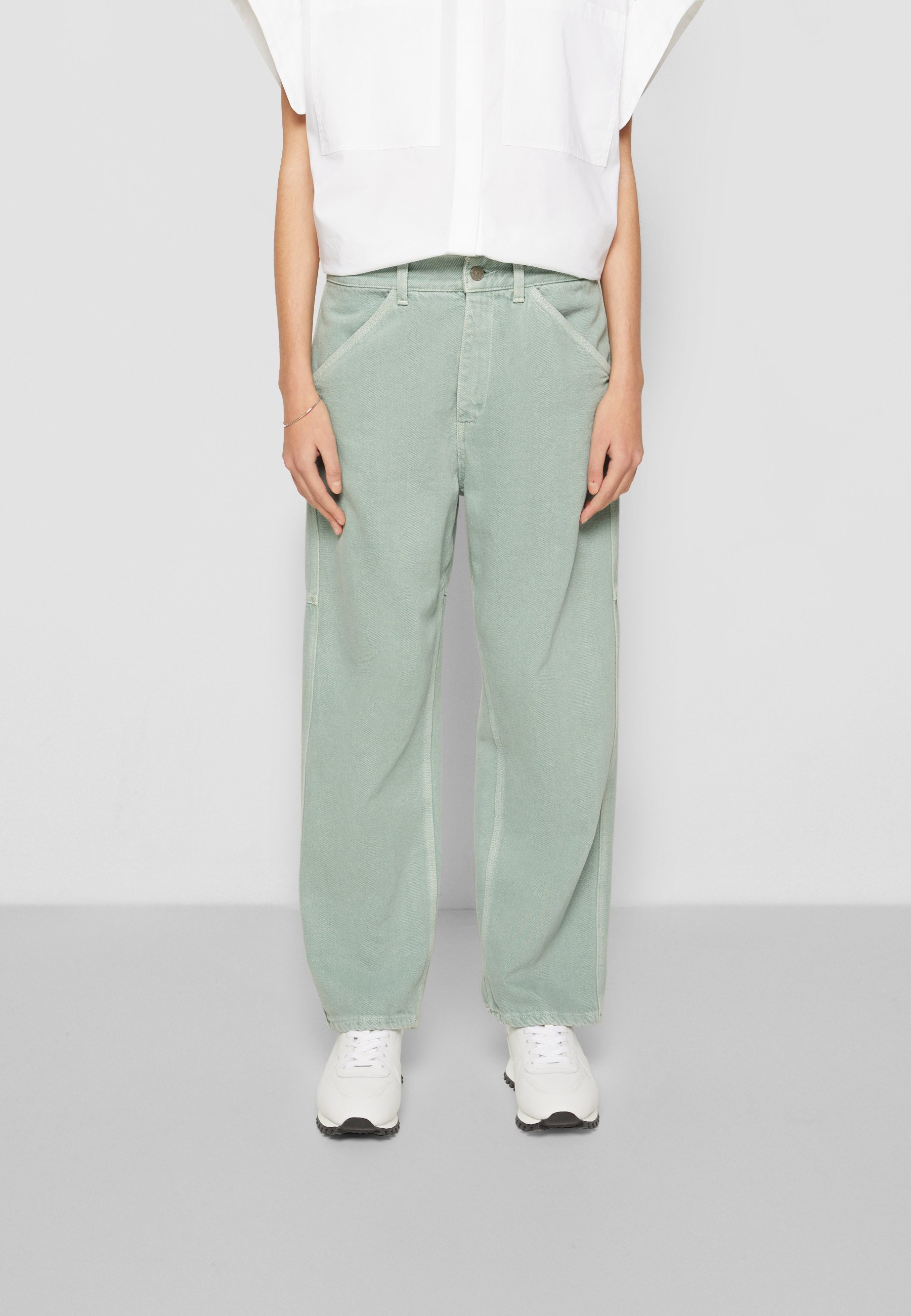 Dondup PANTALONE JAIME - Jeans baggy - varadero custom/verde chiaro -  Zalando.it