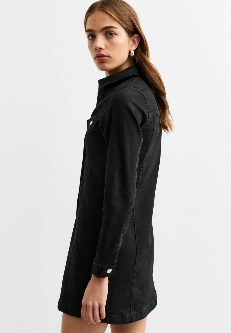 New Look WESTERN - Denim dress - black - Zalando