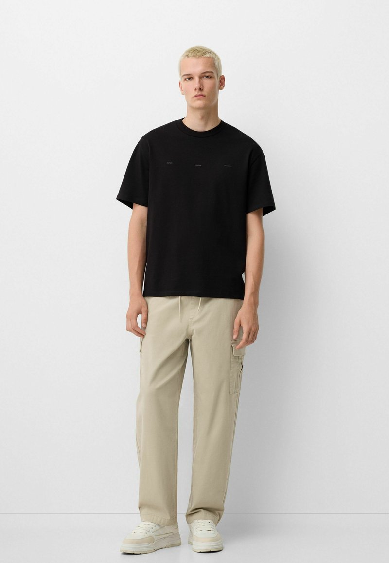 Bershka Cargobroek zandkleur