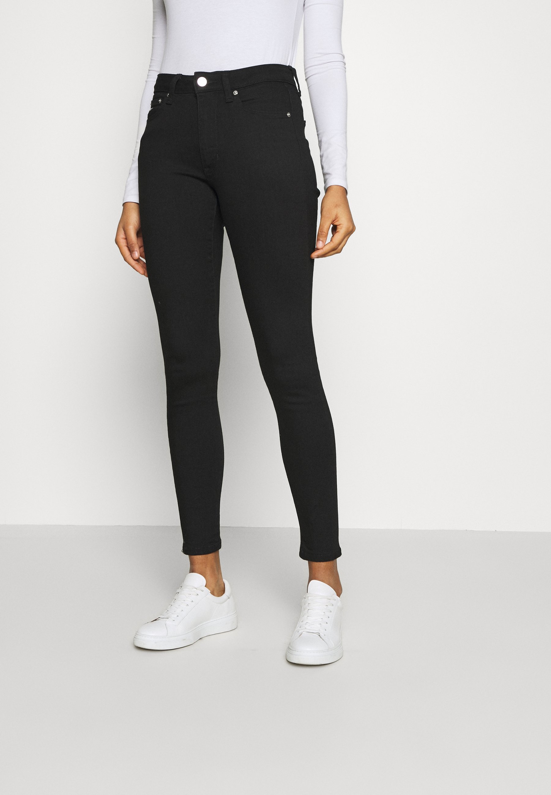 Tommy Jeans SYLVIA SUPER SKNY - Jeans Skinny Fit - malmo black/Zwart denim/blackdenim  - Zalando.nl