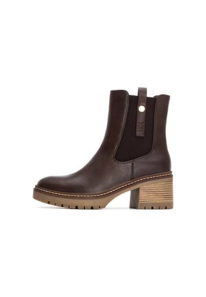 Botines con plataforma - brown
