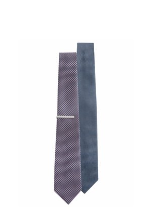TEXTURED WITH 2 PACK REGULAR - Nyakkendő - pink navy blue